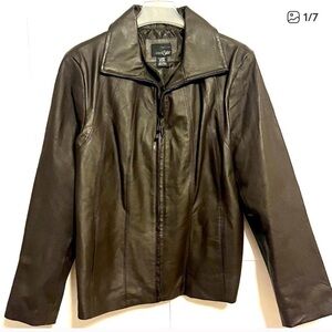 EAST 5TH XL WOMENS GENUINE LEATHER JACKET BROWN NWT